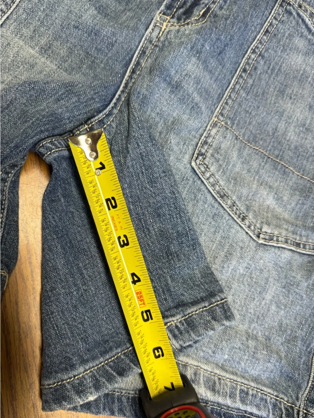 EUC Pilcro The Wanderer Denim Shorts - Picture 7 of 11